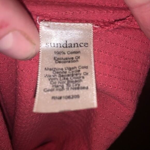 Sundance barbiecore pink lace trimmed boho XS blouse - Picture 4 of 4